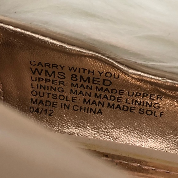 Unlisted Patent Blush Peep Toe Platform Heels - Picture 6 of 8